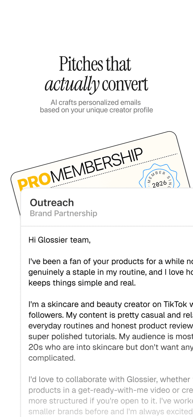 PerchHQ app screenshot showing PR package details